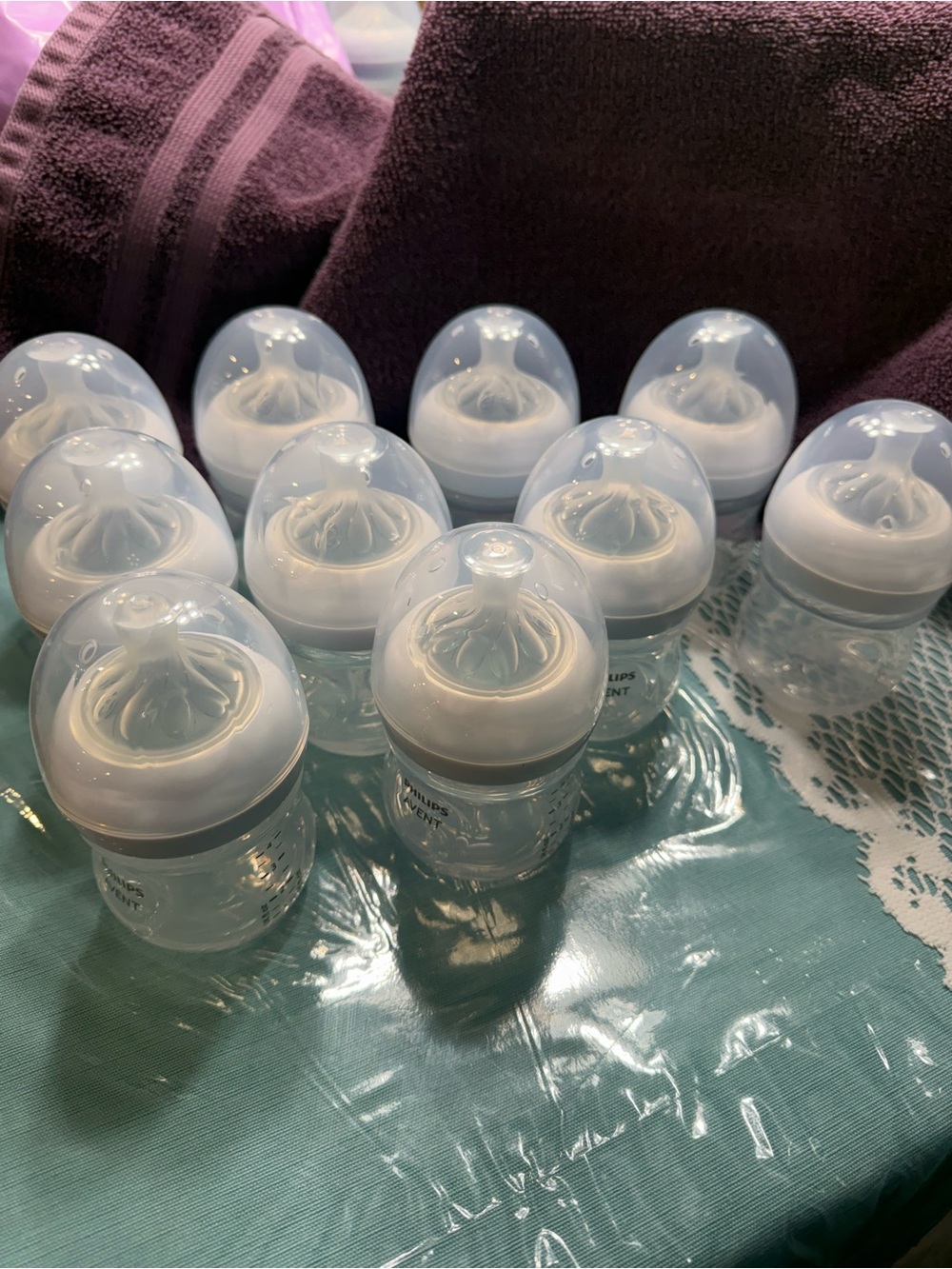 Philips Avent Clear White Baby Bottles - Pack of 18